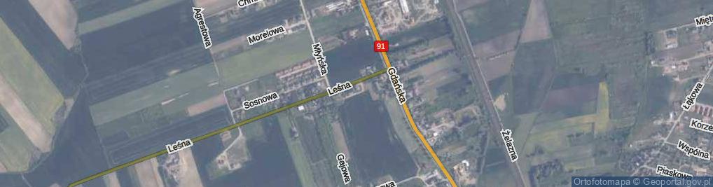 Zdjęcie satelitarne Jagodowa ul.