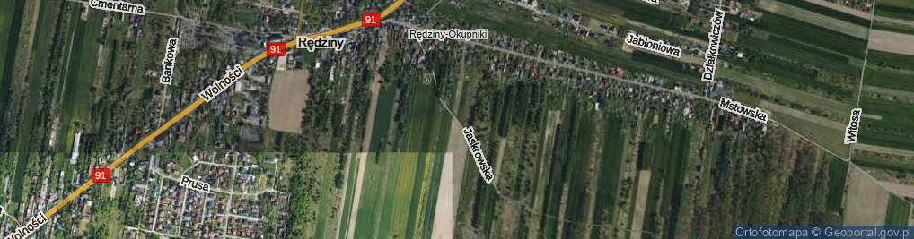 Zdjęcie satelitarne Jaskrowska ul.