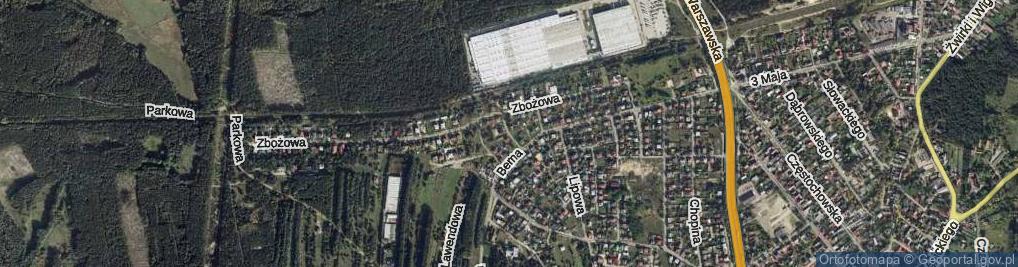 Zdjęcie satelitarne Jałowcowa ul.