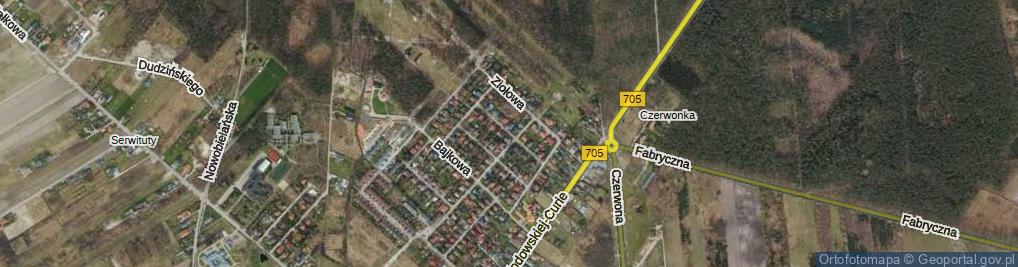 Zdjęcie satelitarne Jastrzębia ul.