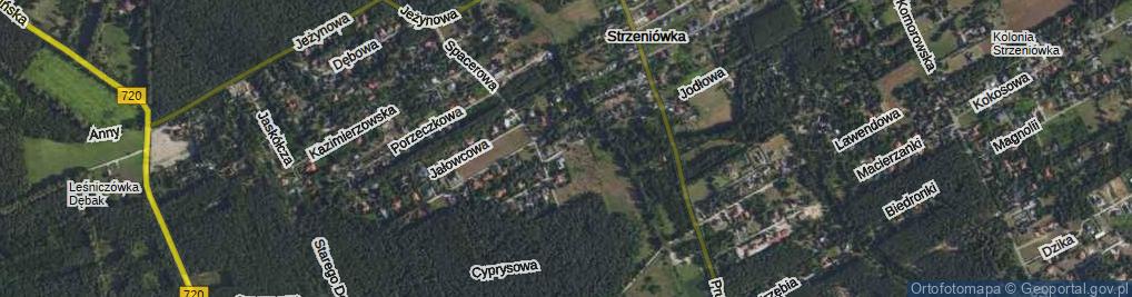 Zdjęcie satelitarne Jasna ul.
