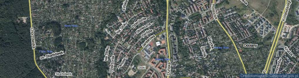 Zdjęcie satelitarne Jantarowa ul.