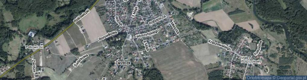 Zdjęcie satelitarne Jana Pawła II ul.
