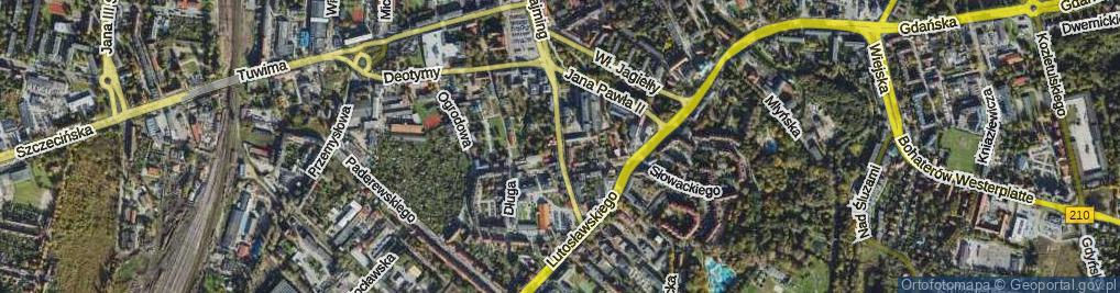 Zdjęcie satelitarne Jaracza Stefana ul.