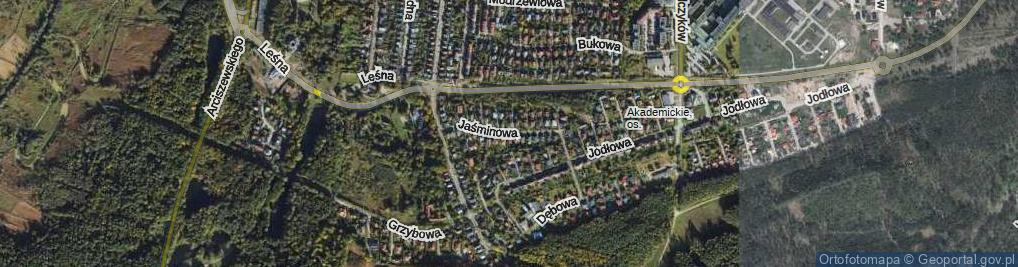 Zdjęcie satelitarne Jaśminowa ul.