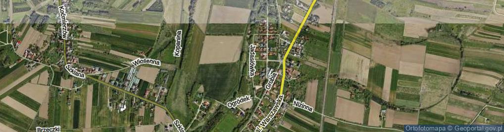 Zdjęcie satelitarne Jadasiówka ul.