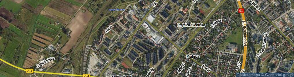 Zdjęcie satelitarne Jasińskiego Jakuba ul.