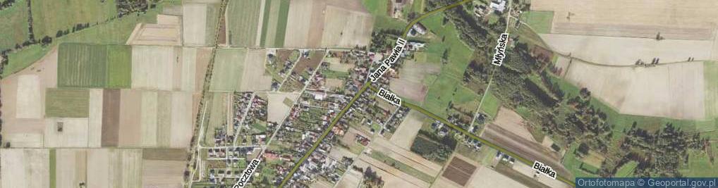 Zdjęcie satelitarne Jana Pawła II ul.