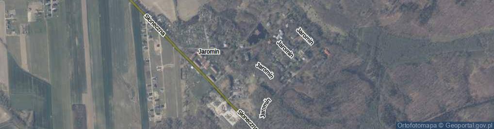 Zdjęcie satelitarne Jaromin ul.