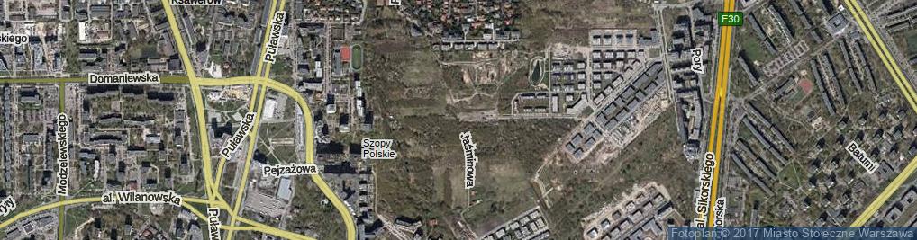 Zdjęcie satelitarne Jaśminowa ul.