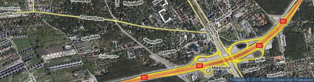 Zdjęcie satelitarne Jałowcowa ul.