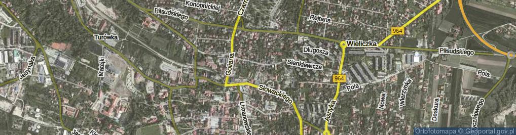Zdjęcie satelitarne Janickiego Kazimierza ul.