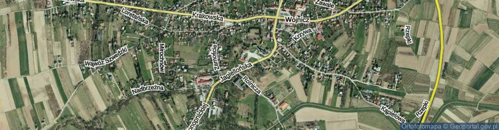 Zdjęcie satelitarne Jagiellońska ul.