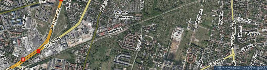 Zdjęcie satelitarne Jagodowa ul.