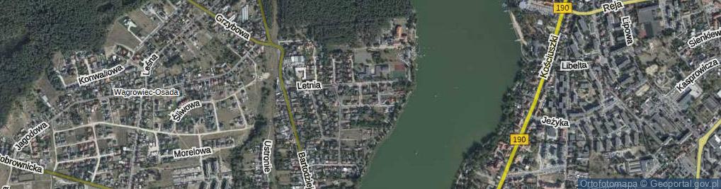 Zdjęcie satelitarne Jachtowa ul.