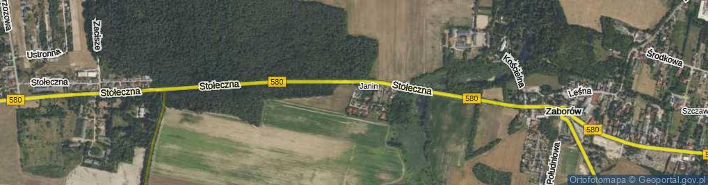 Zdjęcie satelitarne Janin ul.