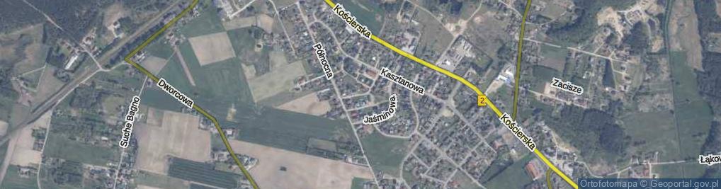 Zdjęcie satelitarne Jaworowa ul.
