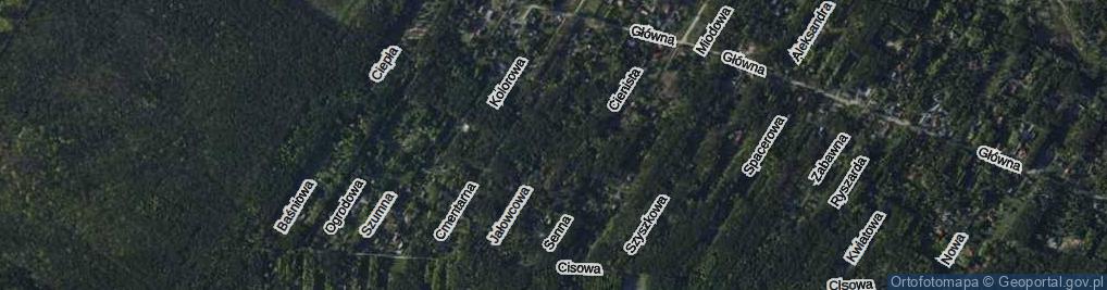 Zdjęcie satelitarne Jałowcowa ul.