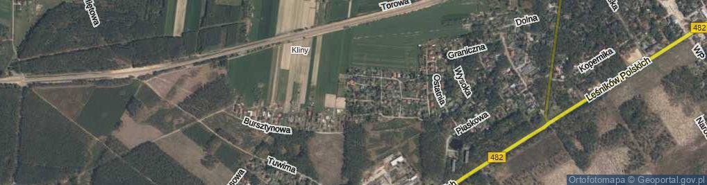 Zdjęcie satelitarne Jawornickiego Antoniego ul.