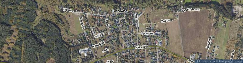 Zdjęcie satelitarne Jastrzębia ul.