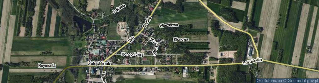 Zdjęcie satelitarne Jałowcowa ul.