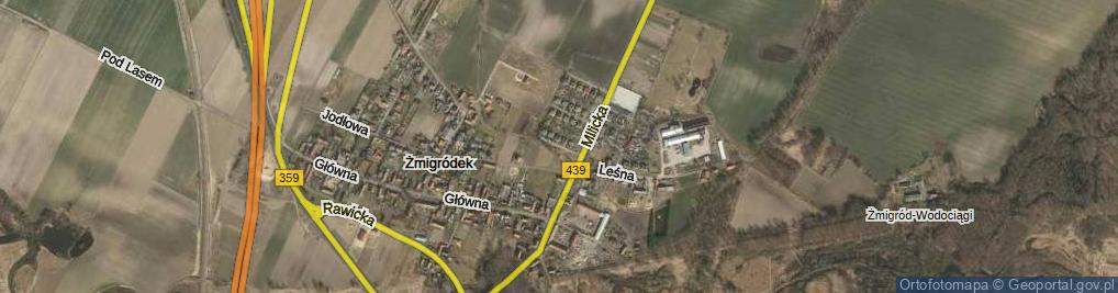 Zdjęcie satelitarne Jagodowa ul.