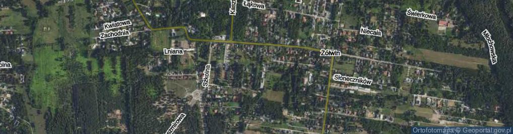 Zdjęcie satelitarne Jaworowa ul.