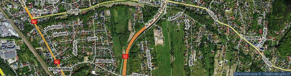 Zdjęcie satelitarne Jeździecka ul.