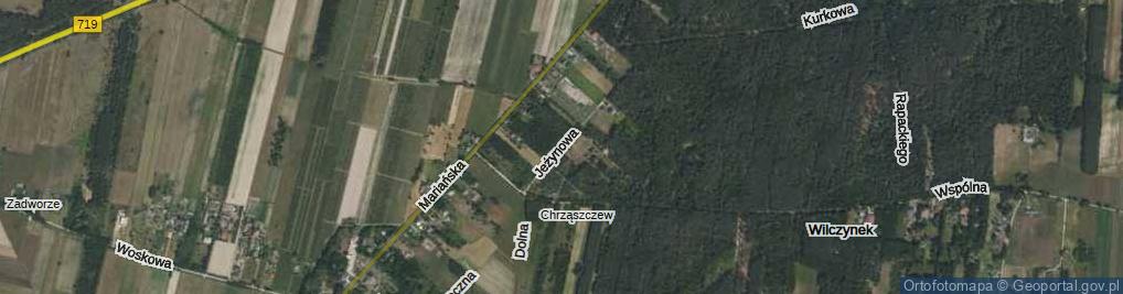 Zdjęcie satelitarne Jeżynowa ul.