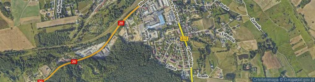 Zdjęcie satelitarne Jesionowa ul.