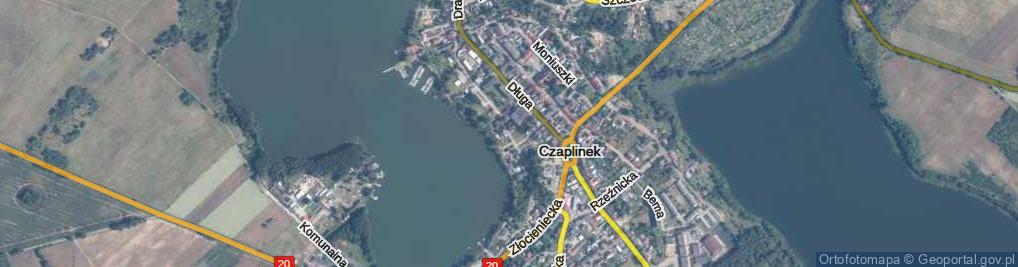 Zdjęcie satelitarne Jeziorna ul.