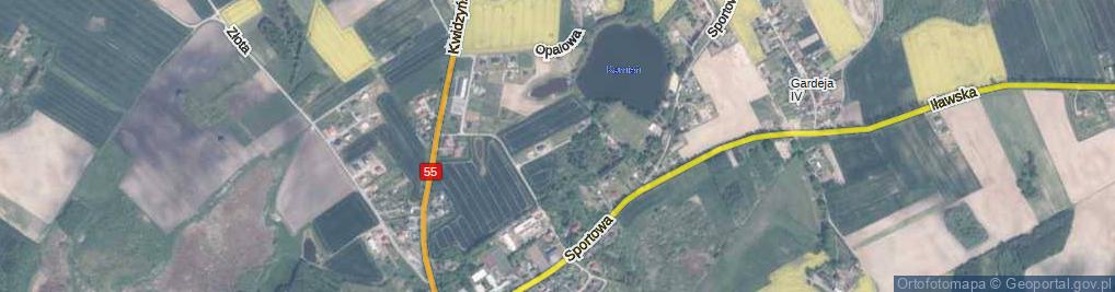 Zdjęcie satelitarne Jeziorna ul.