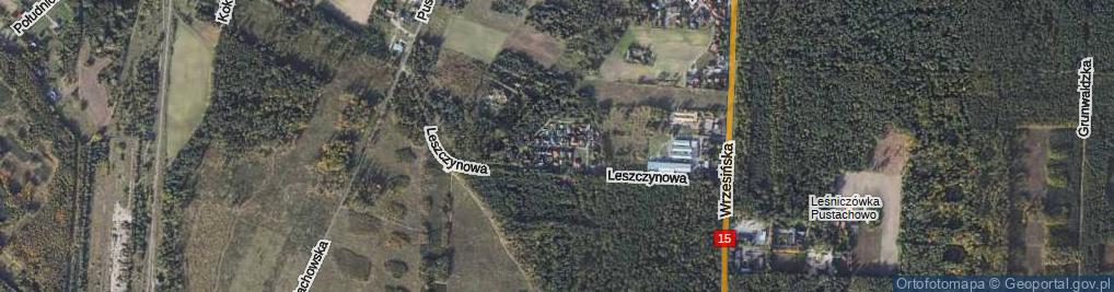 Zdjęcie satelitarne Jemiołowa ul.