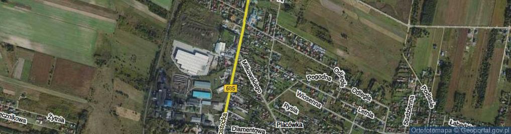 Zdjęcie satelitarne Jelenia ul.