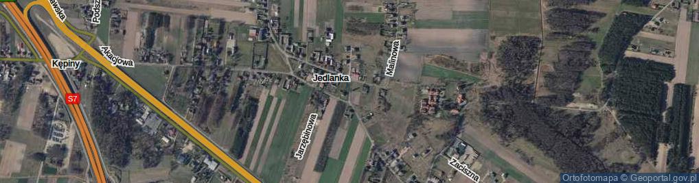 Zdjęcie satelitarne Jedlanka ul.