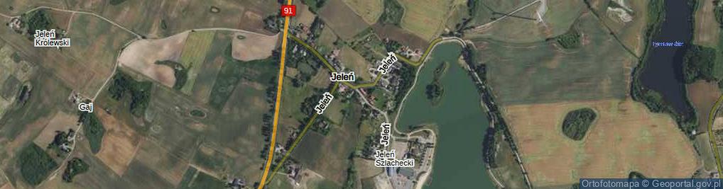 Zdjęcie satelitarne Jeleń ul.