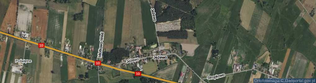 Zdjęcie satelitarne Jeżewo ul.