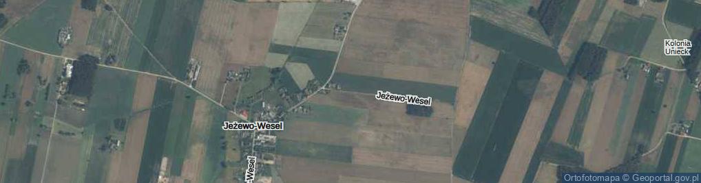 Zdjęcie satelitarne Jeżewo-Wesel ul.