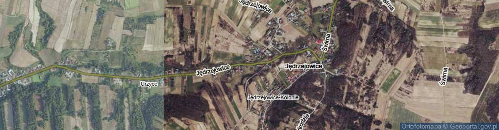Zdjęcie satelitarne Jędrzejowice ul.
