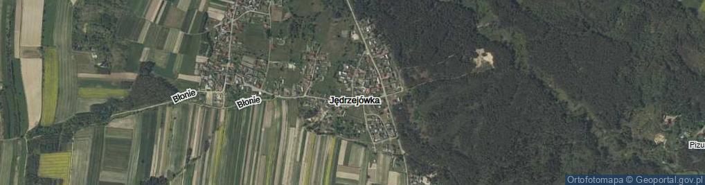 Zdjęcie satelitarne Jędrzejówka ul.