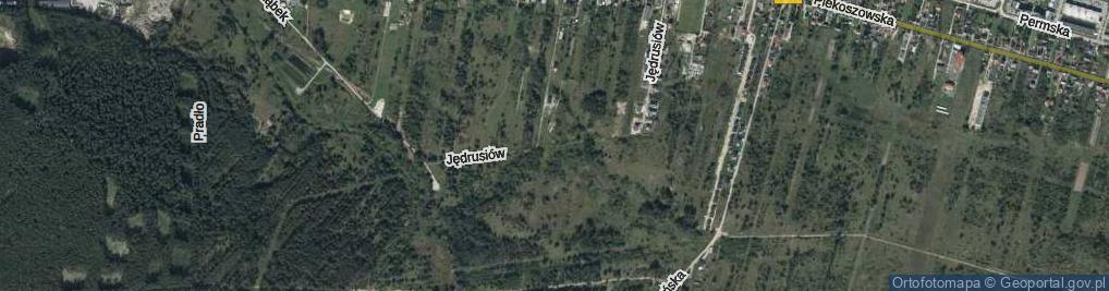 Zdjęcie satelitarne Jędrusiów ul.