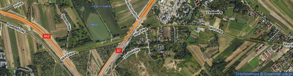 Zdjęcie satelitarne Jeziorany ul.
