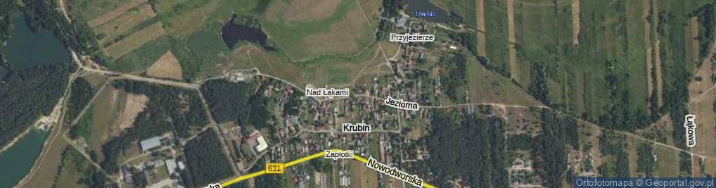 Zdjęcie satelitarne Jeziorna ul.