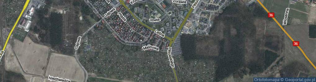 Zdjęcie satelitarne Jeżynowa ul.