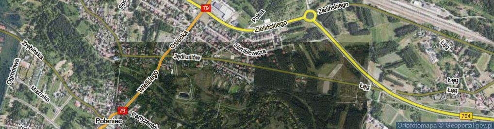 Zdjęcie satelitarne Jędrusiów ul.