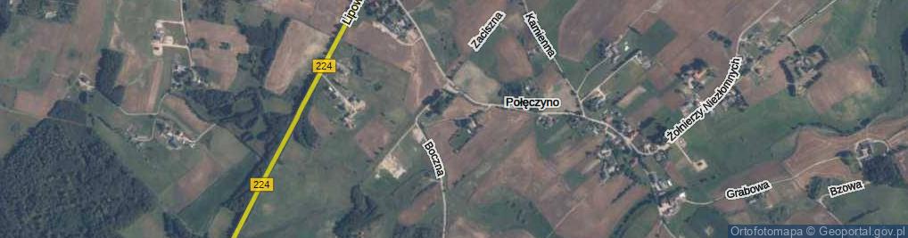 Zdjęcie satelitarne Jesienna ul.