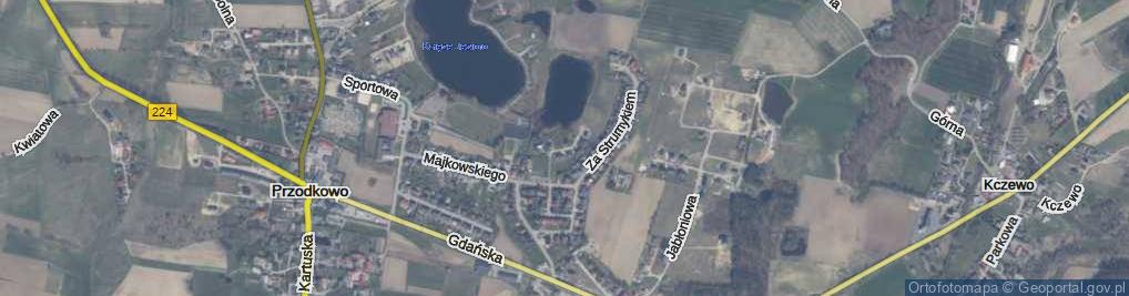 Zdjęcie satelitarne Jeziorna ul.