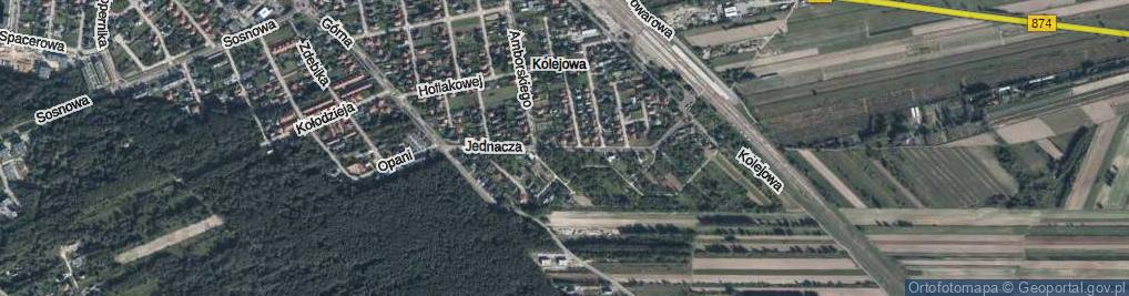 Zdjęcie satelitarne Jednacza Stanisława ul.