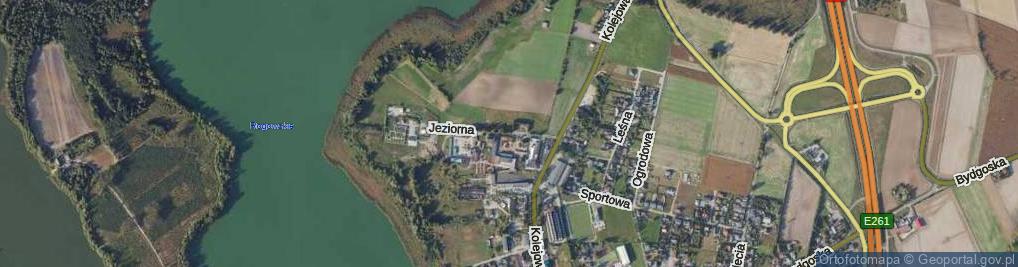 Zdjęcie satelitarne Jeziorna ul.