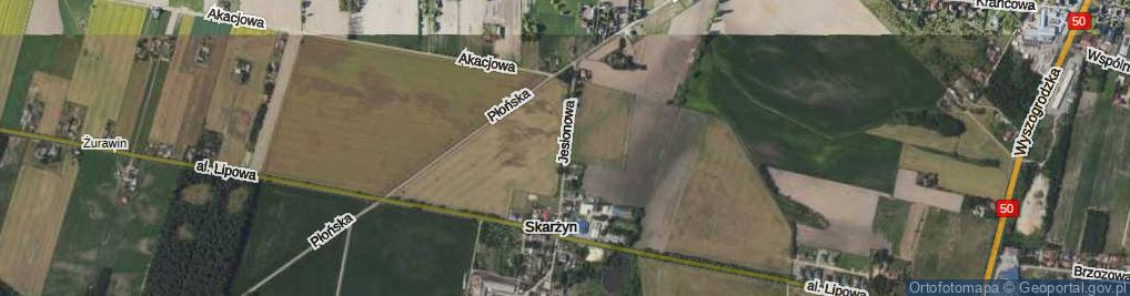 Zdjęcie satelitarne Jesionowa ul.